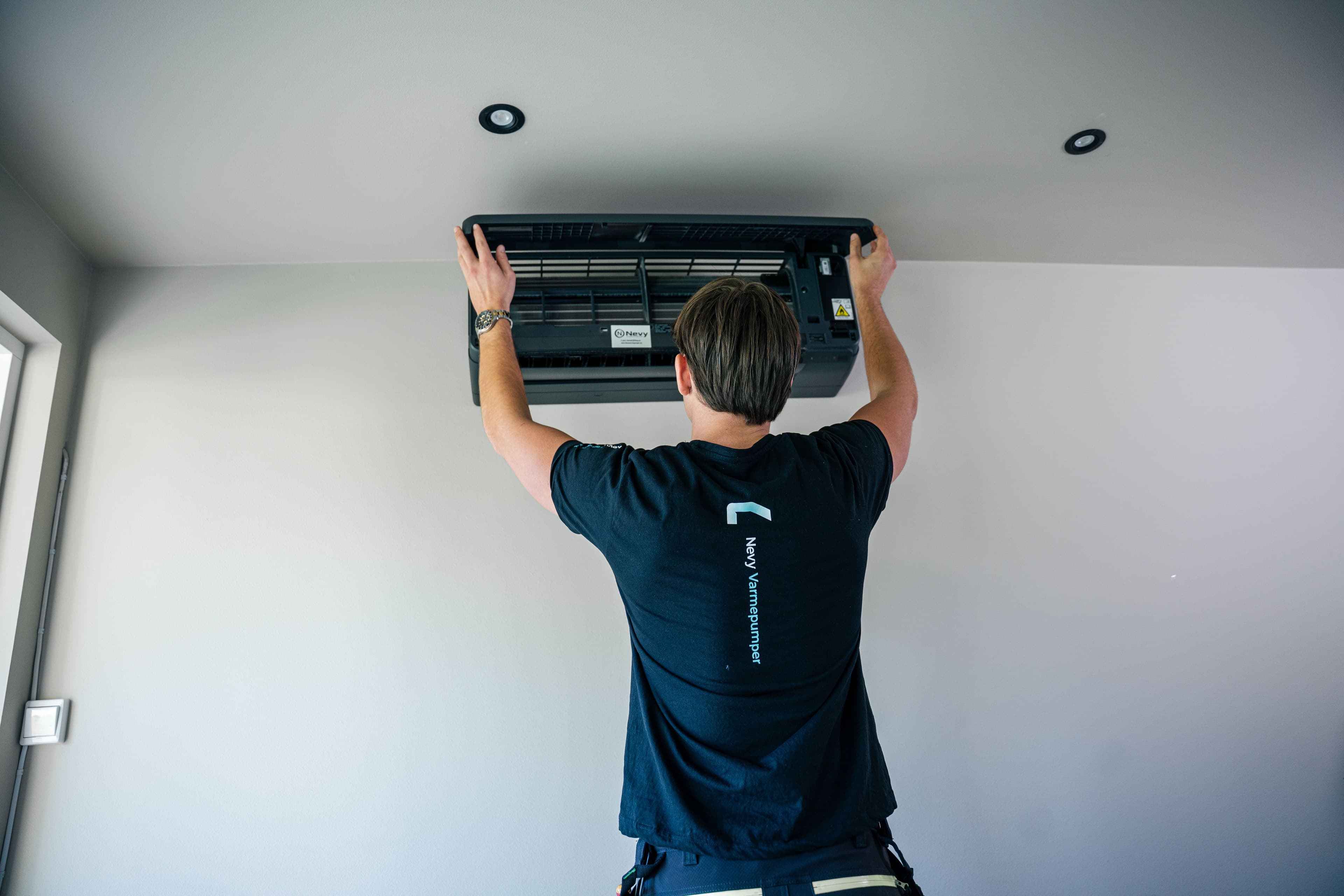 Installasjon av en varmepumpe