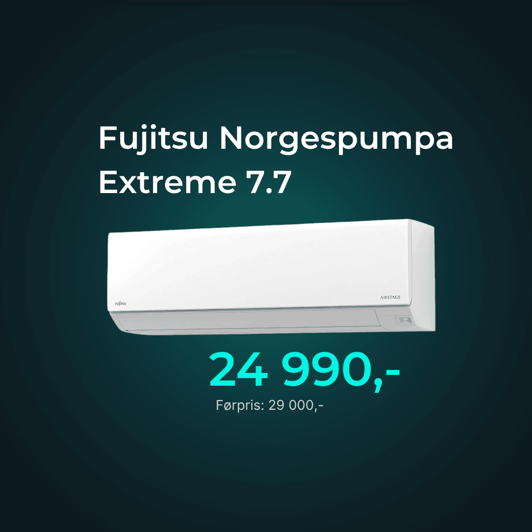 Fujitsu Norgespumpa Extreme 7.7